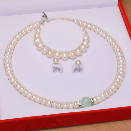 Collier en perles naturelles blanches et volumineuses - L'élégance à son apogée ! ✨