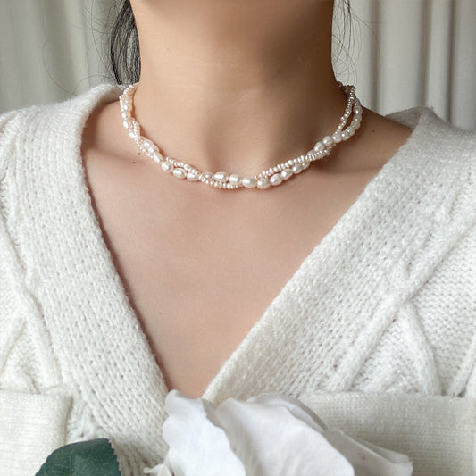 Collier haut de gamme en perle naturelle pour femmes - L'élégance à son apogée ! ✨