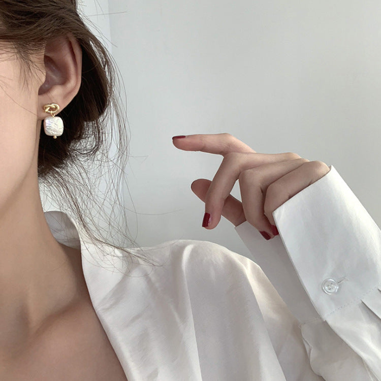 Ohrringe mit Naturperlen: Zeitlose Eleganz in reinem Silber ✨