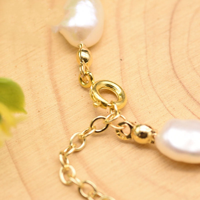 Bracelet en Perles Baroques d'Eau Douce