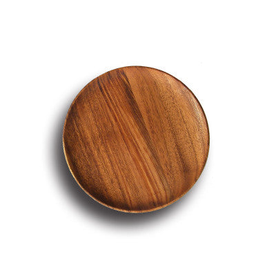 Kreatives Akazienholz-Tablett in Baumstammform für Kaffee