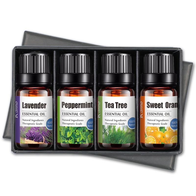‍♀️Set of 4 Essential Oils for Massage - Relaxation and Well-being