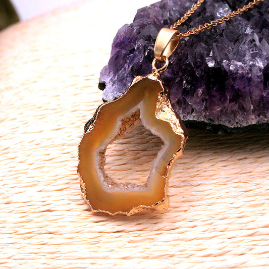 Natural Holed Agate: A stone of harmony and protection.