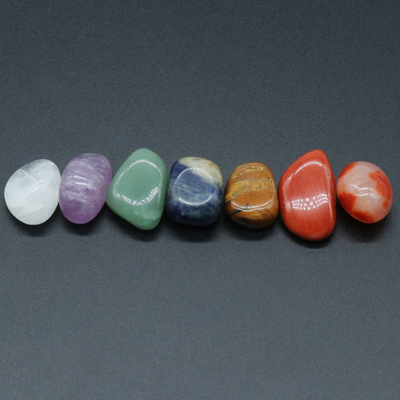 Natural colored stone necklace for an inspiring yoga experience