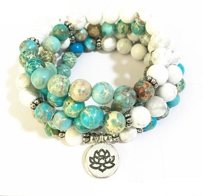 Frosted Necklace Natural Stone Bracelet Yoga Jewelry