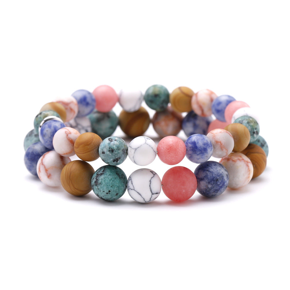 Natural frosted Stone Bracelet