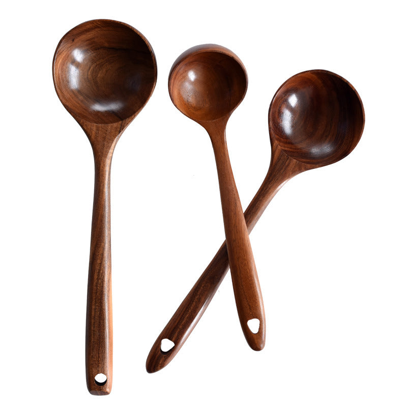 Acacia Wood Spoon and Spatula Set