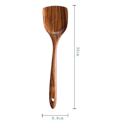 Ensemble de Cuillères et Spatules en Bois d'Acacia