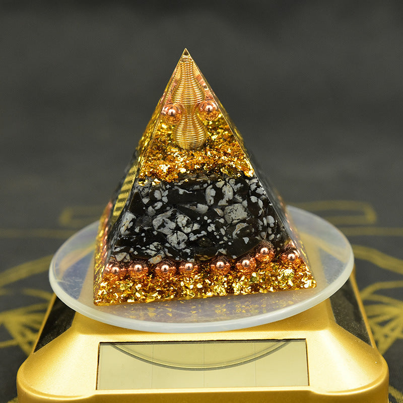 Pyramide Orgonite Énergétique Reiki – Purification et Harmonie pour la Maison