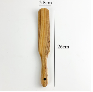 Petite spatule en bois de teck 26x3,8 cm