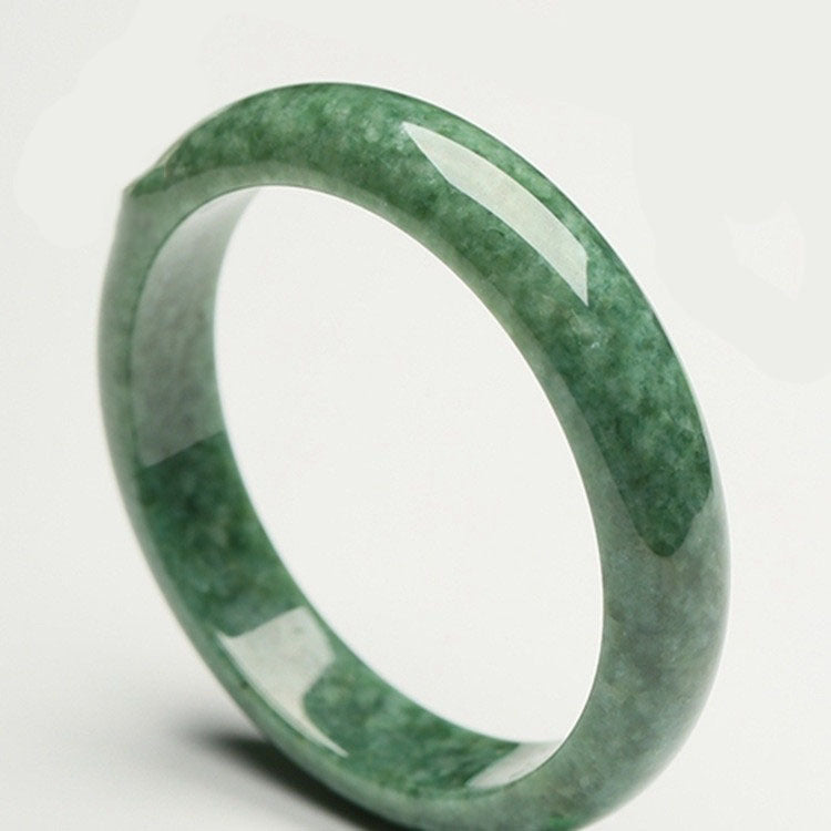 Bracelet en Jade Sombre de Guizhou – Bijou Ethnique Féminin