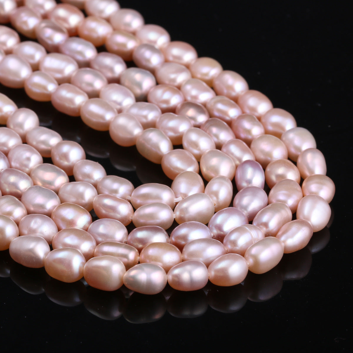 ¡Crea joyas elegantes con nuestras perlas de arroz natural AAA!