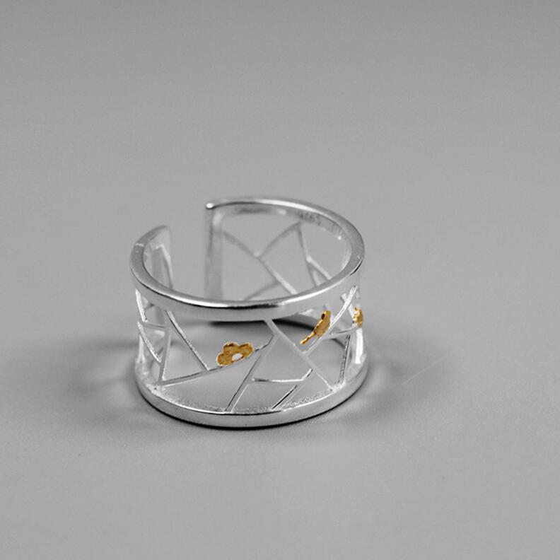 Authentischer handgefertigter Ring aus 925er Sterlingsilber