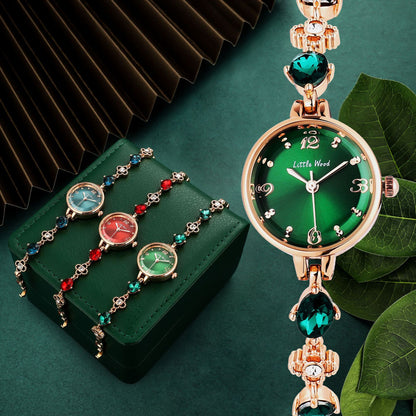 Montre Bracelet Élégante et Simple en Jade - Idée Cadeau pour Femmes