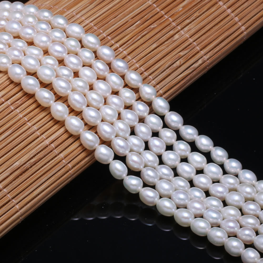 Sublimez Vos Créations avec nos Perles de Luffa Ovales en Perles d'Eau Douce !