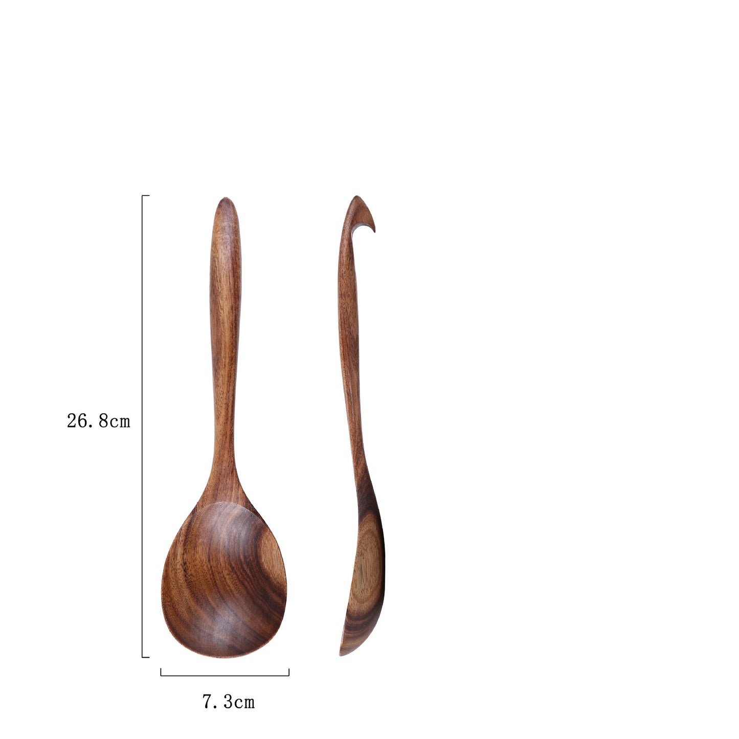 Ensemble d'Ustensiles de Table en Bois d'Acacia Naturel : Bols et Assiettes