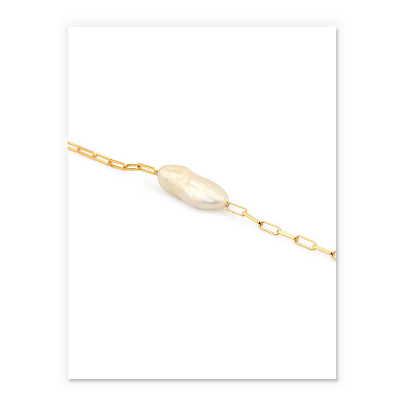 Bracelet en Véritables Perles Baroques