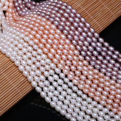 ¡Mejora tus creaciones con nuestras cuentas ovaladas de lufa con perlas de agua dulce!