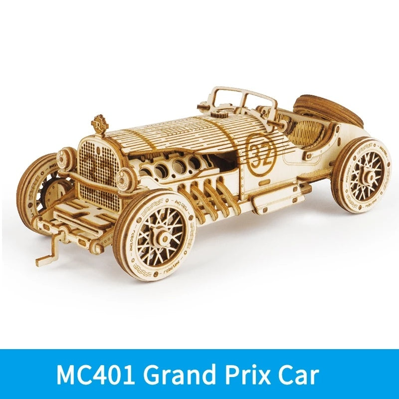 Modèle 3D en bois MC401 Grand Prix Car