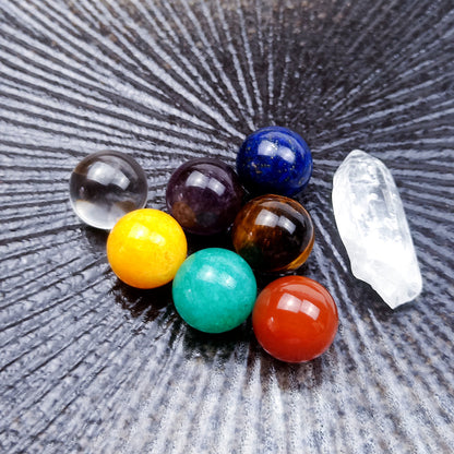Colección de bolas de chakras de colores - Adorno 16 mm