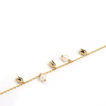 Pulsera de perlas naturales para mujer: ¡elegancia y encanto atemporales! ✨