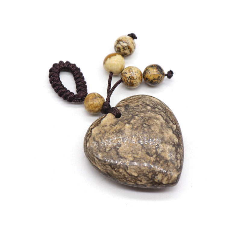 Colgantes de Corazón en Piedra Natural Variada - Expresa tu Amor con Estilo y Energía ❤️