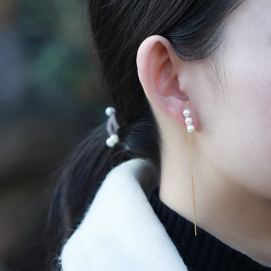 Natürliche Perlenohrringe – Ein Hauch von Glamour für Ihre Ohren ✨
