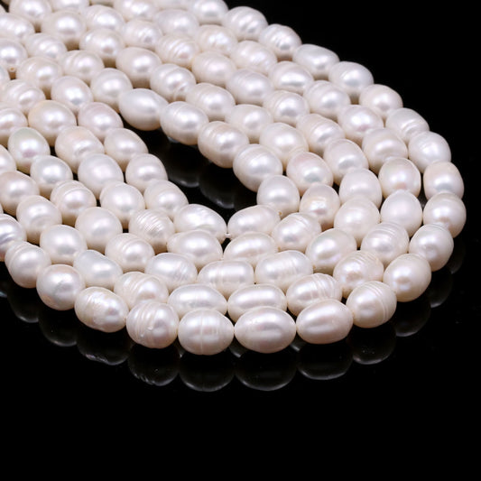 ✨ ¡Crea joyas únicas con nuestras perlas naturales de forma ovalada!