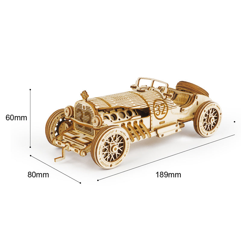 Dimensions du modèle MC401 Grand Prix Car