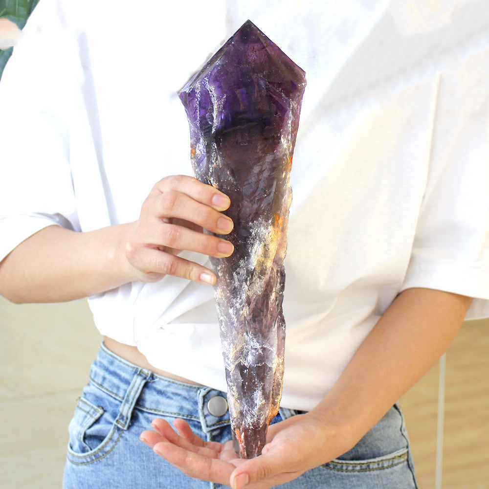 Natural Amethyst Ornament: Scepter for Harmony and Spiritual Balance ✨