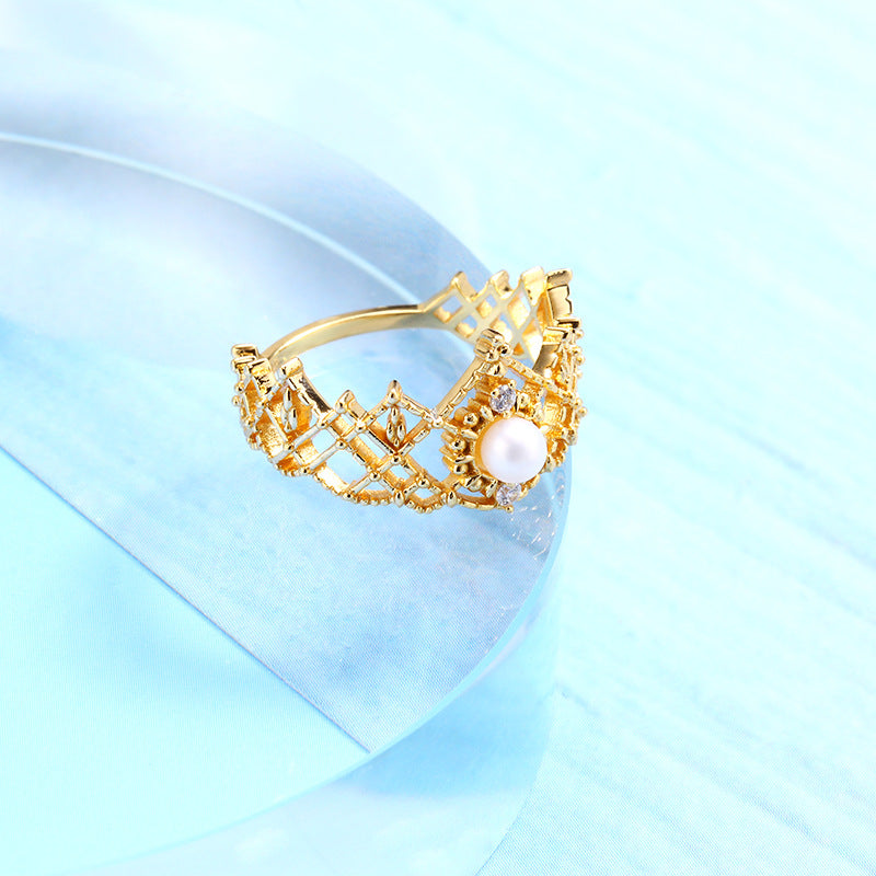 ¡Mejora tu dedo con nuestro anillo de perlas naturales de agua dulce para mujer!