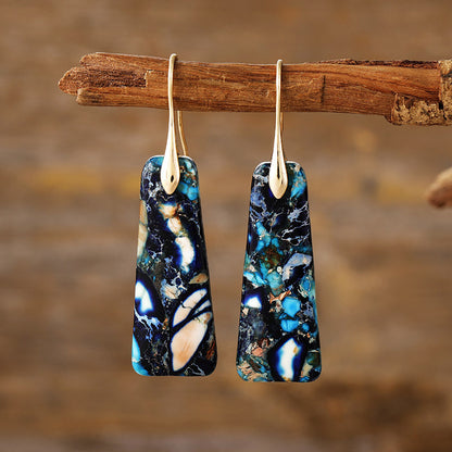 Bohemian Natural Stone Earrings