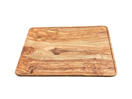 45 cm Natural Olive Wood Cutting Board - Zerazi, Durable and Hygienic