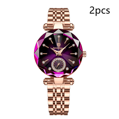 Montre Femme Étanche Mode Quartz – Style Décontracté et Élégant