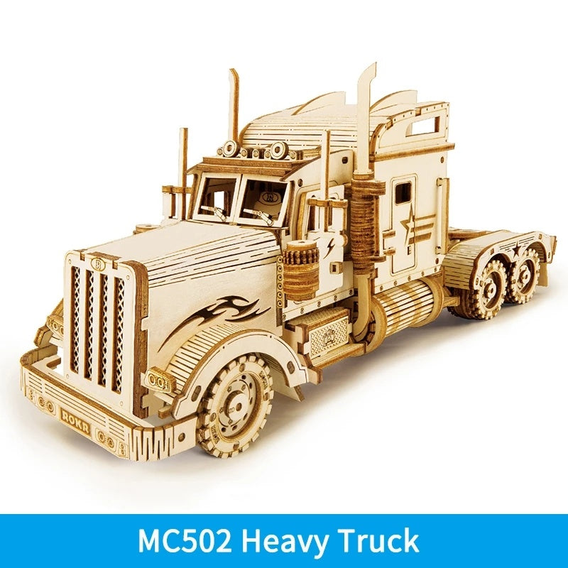 Modèle 3D en bois MC502 Heavy Truck