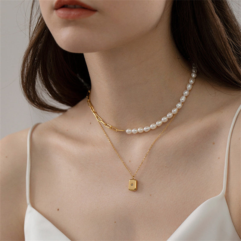 Collar de perlas naturales para mujer - Una joya que realza tu elegancia innata ✨