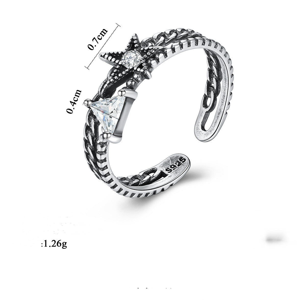 Ring aus S925-Sterlingsilber