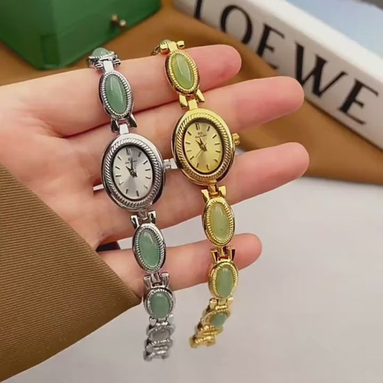 Idée cadeau élégante pour Noël – Montre femme en pierres naturelles