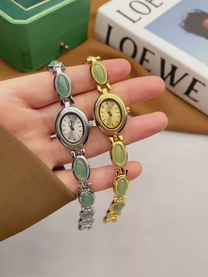 Idée cadeau élégante pour Noël – Montre femme en pierres naturelles